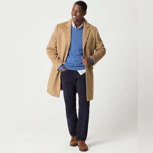 J CREW wool-blend Topcoat in Camel Size 40 R NWD $450 CL299